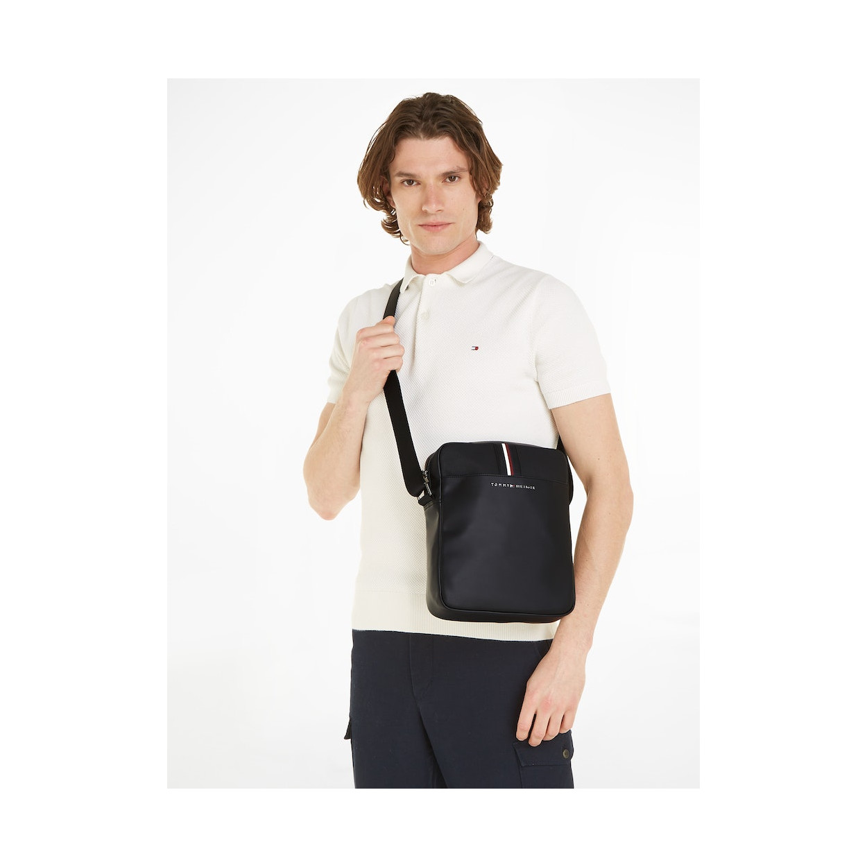 Tommy Hilfiger Sacoche Homme Reporter Noir E Shop Cloane