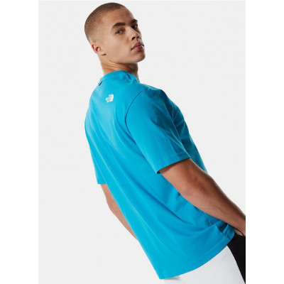 turquoise north face t shirt