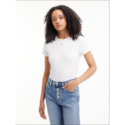 Tee shirt blanc moulant femme online