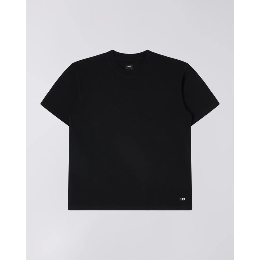 Tee-shirt manches courtes Homme EDWIN Basic Noir Cloane Vannes