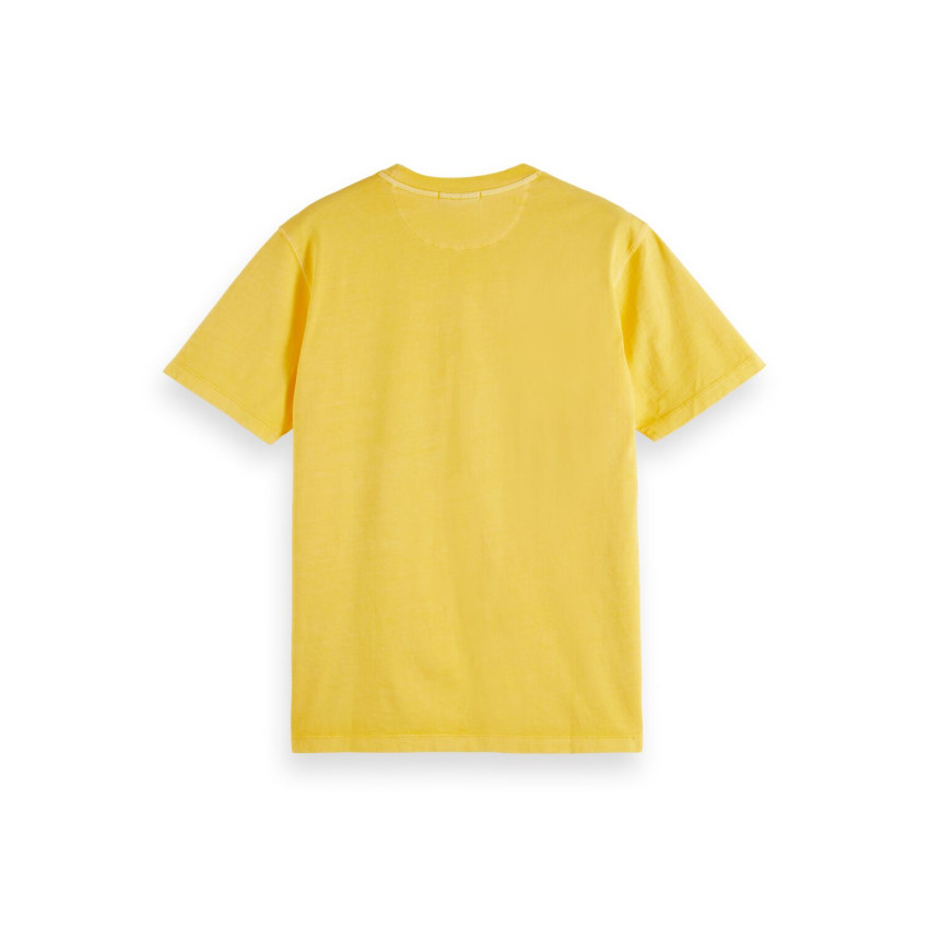 T-Shirt Homme Scotch & Soda GARMENT Jaune Cloane Vannes