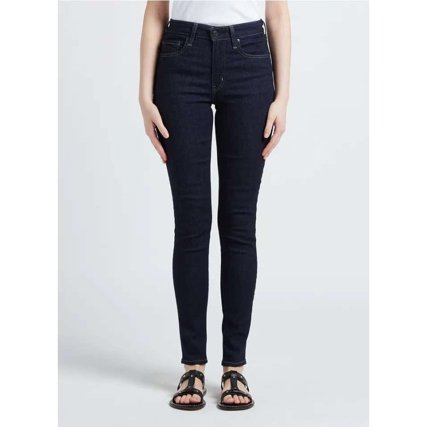 Jean Femme Levi's 721 SKINNY Denim Dark Cloane Vannes