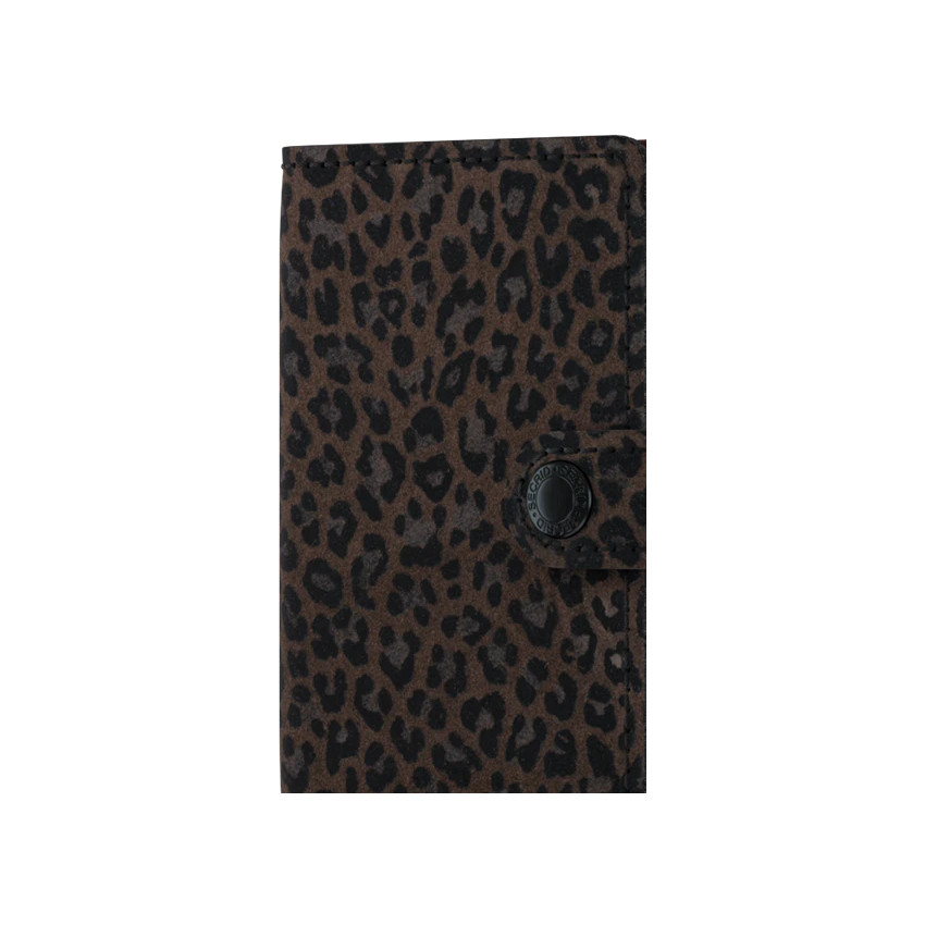 Porte-Cartes Miniwallet Secrid LEO BROWN Leopard Cloane Vannes