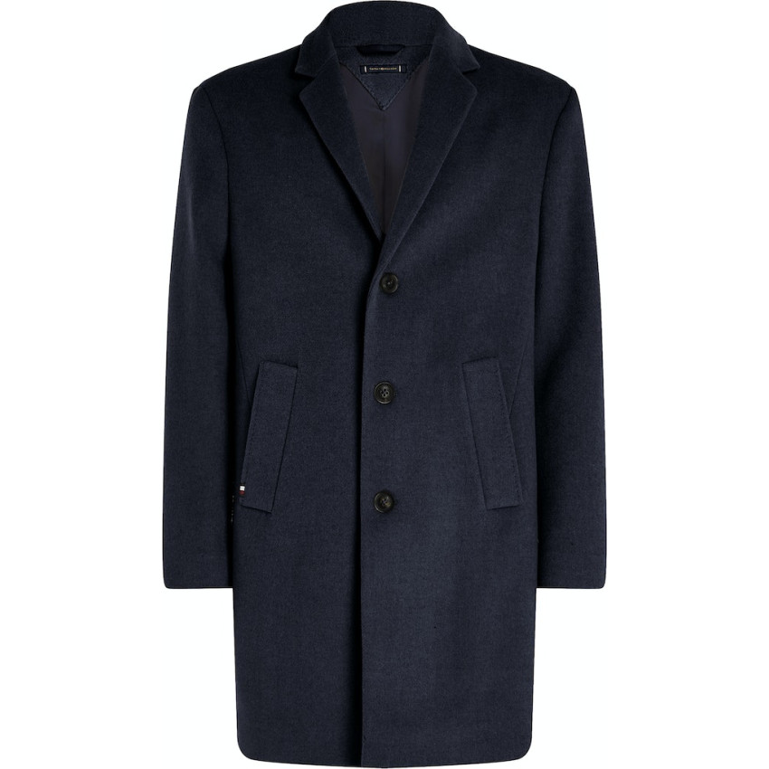 Manteau Homme Tommy Hilfiger WOOL Bleu Marine Cloane Vannes MW0MW32963