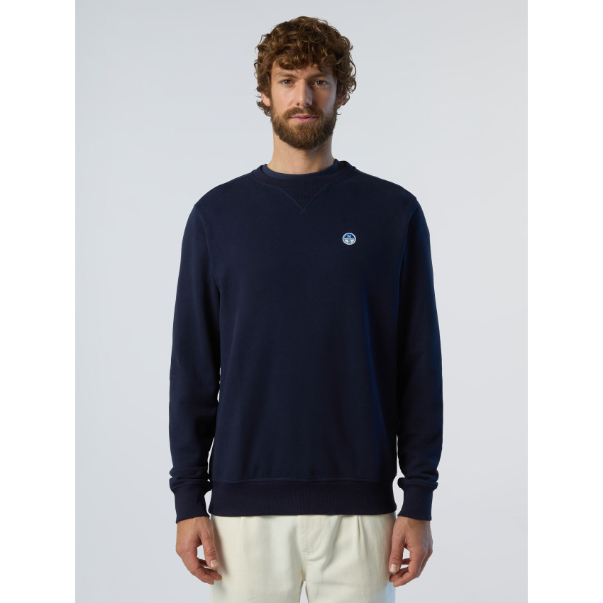 Sweat Homme North Sails BASIC Bleu Marine Cloane Vannes 691220