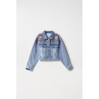 Veste en Jean Salsa Femme Denim Cloane Vannes 21008174 851