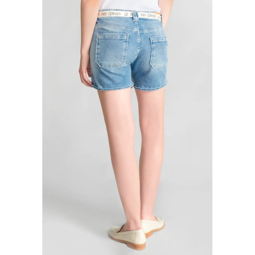 Short en Jean Le Temps des Cerises Femme BLOOM Denim Cloane Vannes JFBLOOM0W3105 3001