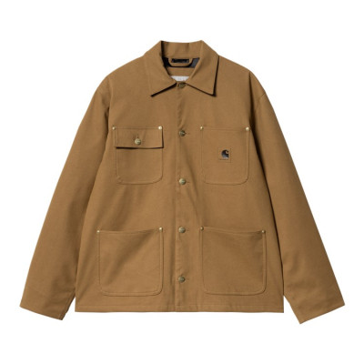 Veste Homme en Suede Carhartt Wip MICHIGAN Camel Cloane Vannes I033717 HZ