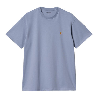 T-Shirt Homme Carhartt Wip CHASE Violet  Cloane Vannes I026391