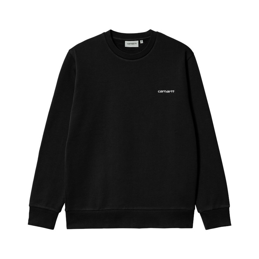 Sweat Homme SCRIPT EMBROIDERY Noir Carhartt Wip Cloane Vannes