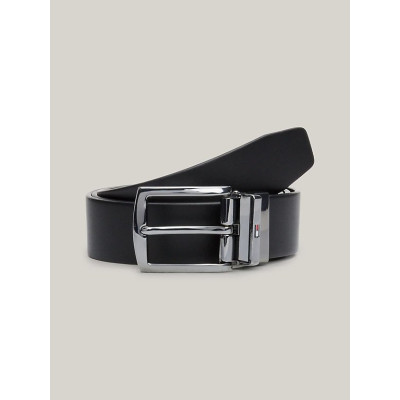 Ceinture en Cuir Homme Tommy Hilfiger DENTON REV 3.5 Noir Cloane Vannes AM0AM12549 DW6