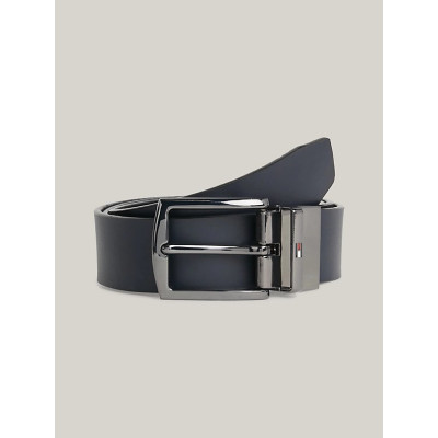 Ceinture en Cuir Tommy Hilfiger Réversible Homme DENTON Noir/Marine Cloane Vannes