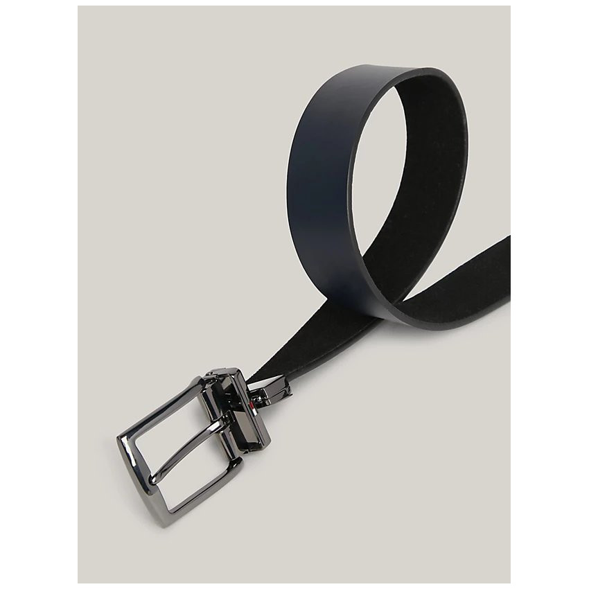 Ceinture en Cuir Tommy Hilfiger Réversible Homme DENTON Noir/Marine Cloane Vannes