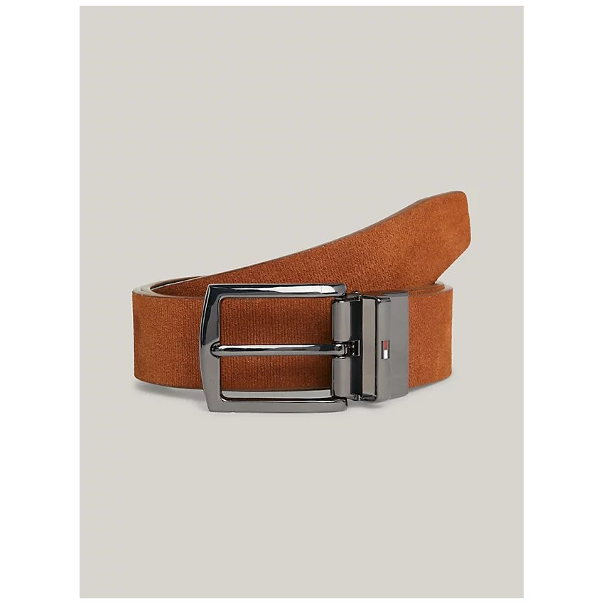 Ceinture en Cuir Tommy Hilfiger Réversible Homme DENTON Noir/Cognac Cloane Vannes