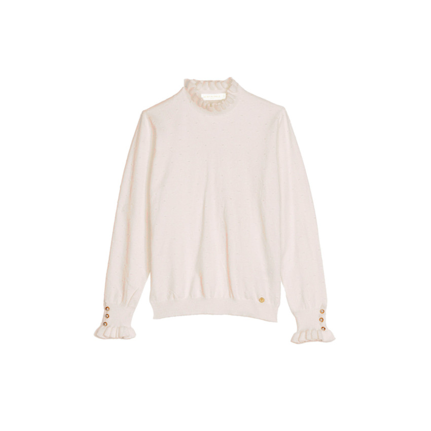 Pull Femme LA PETITE ETOILE SOLFERINOS Beige Cloane Vannes