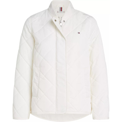 Blouson Femme Tommy Hilfiger  QUILTED BOMBER Blanc Cloane Vannes WW0WW42376