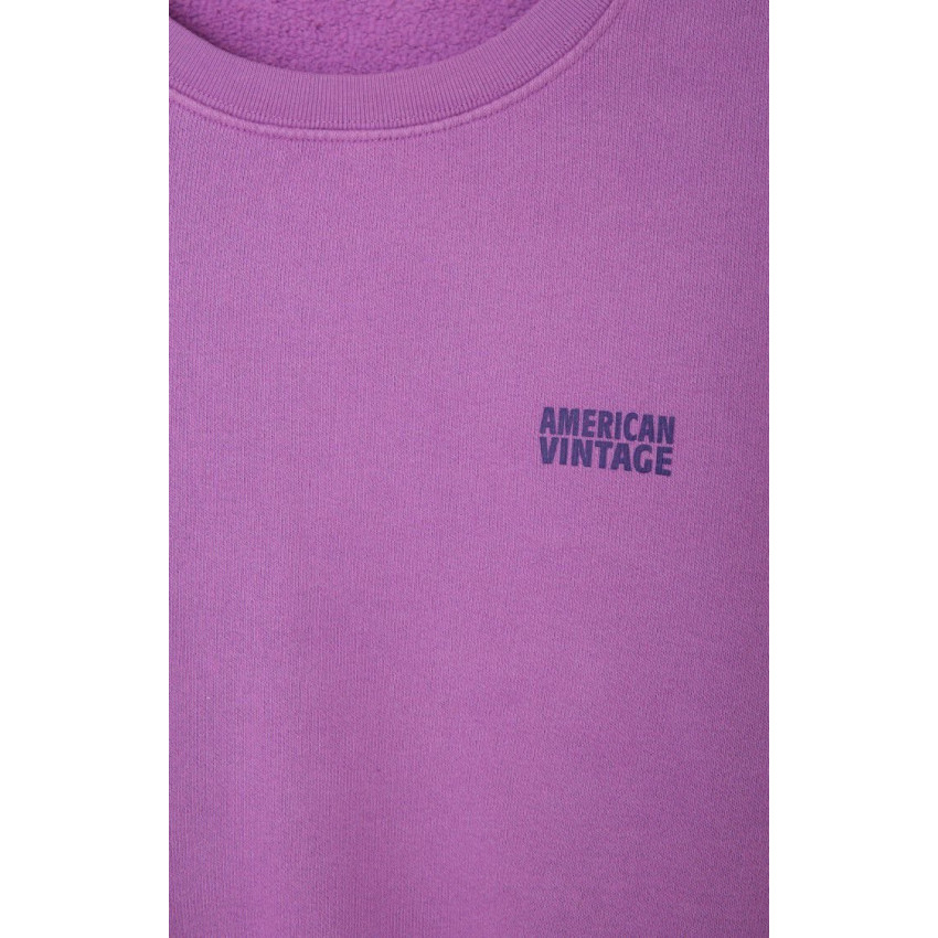 Sweat American Vintage Femme IZUBIRD Violet Cloane Vannes IZU03AH24