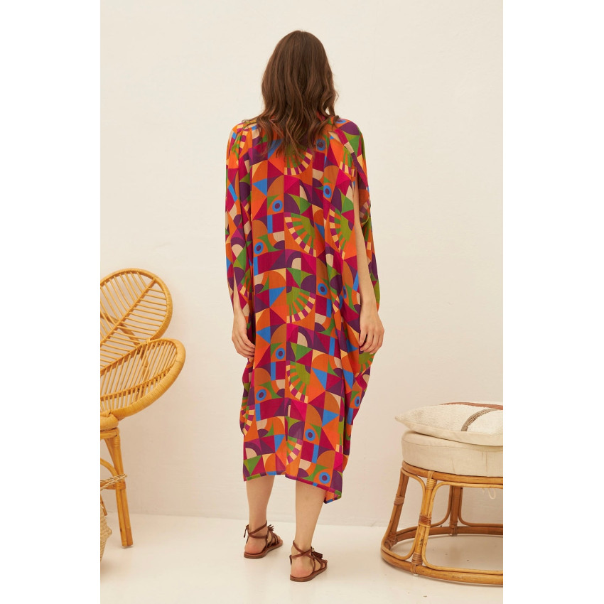 Kimono Femme Chicosoleil MANGO Multicolore Cloane Vannes