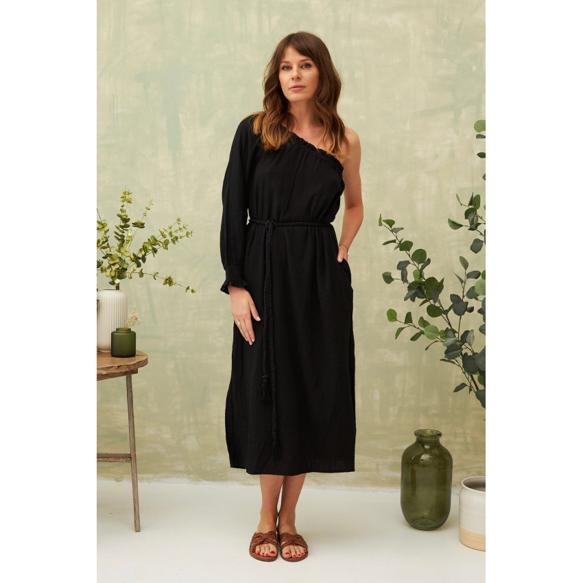 Robe Femme Chicosoleil PEPITA Noir Cloane Vannes