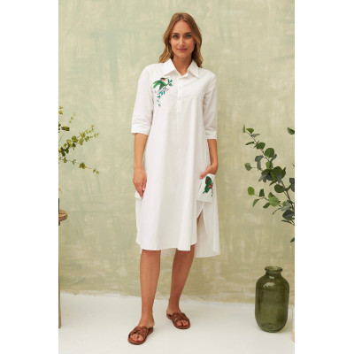 Robe Chicosoleil Femme SANAE Blanc Cloane Vannes