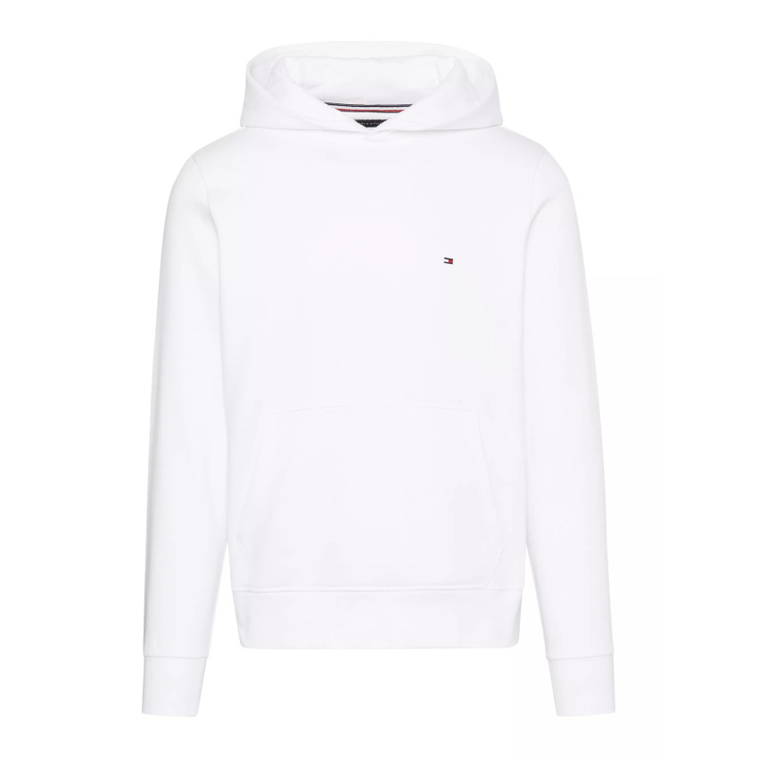 Sweat à Capuche Tommy Hilfiger Homme FLAG LOGO Blanc Cloane Vannes MW0MW34266 YBR