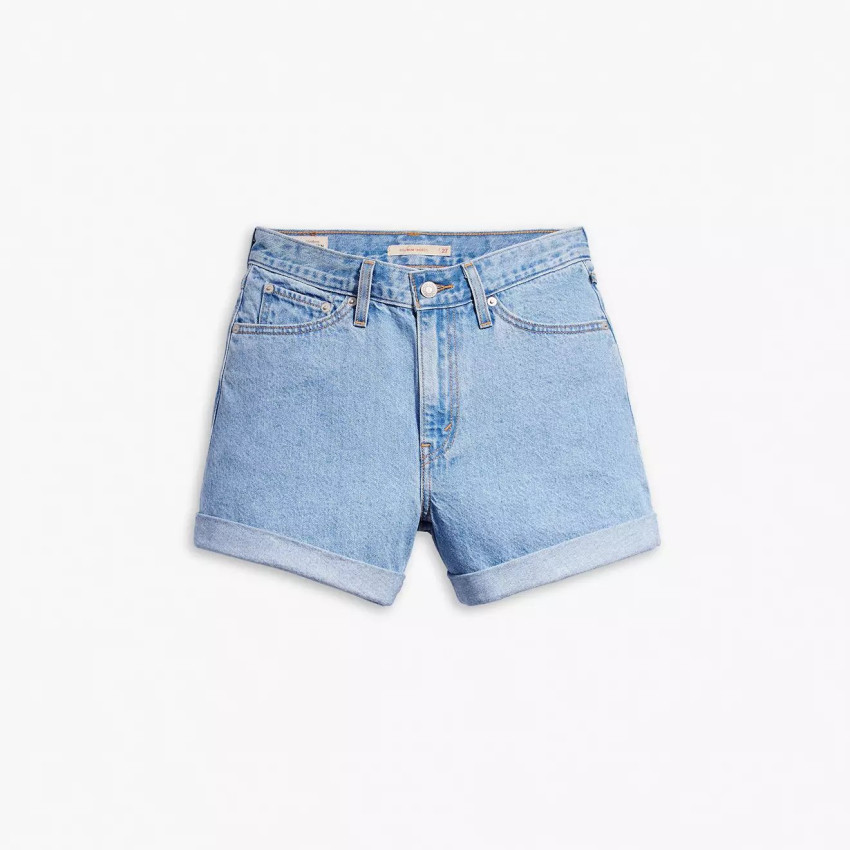 Short en Jean Levi's Femme ROLLED '80 MOM Denim Cloane Vannes A5564 0006