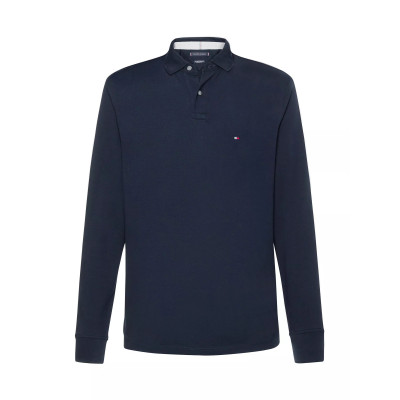 Polo Manches Longues Homme 1985 Bleu Marine ou Noir