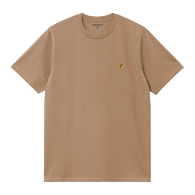 T-Shirt Carhartt Wip Homme CHASE Beige Cloane Vannes I026391