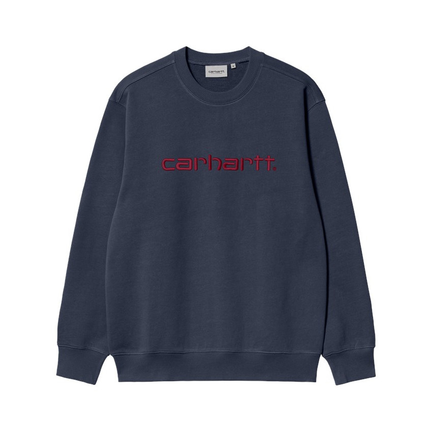 Sweat Homme EMBROIDERY Bleu Foncé Carhartt Wip Cloane Vannes