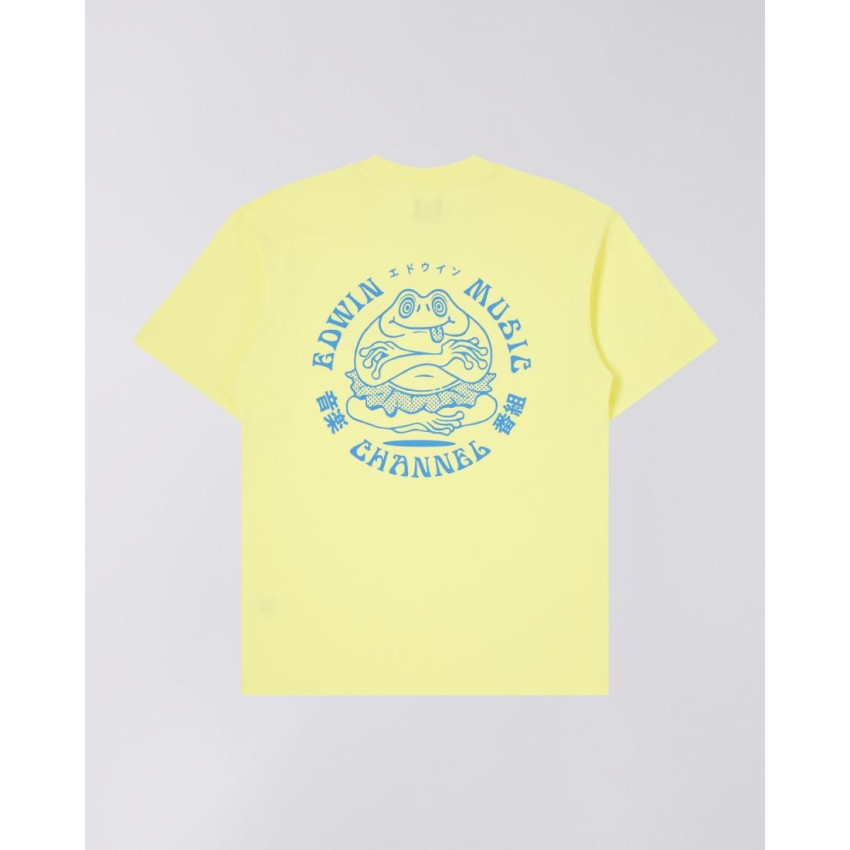 T-Shirt Homme Edwin MUSIC CHANNEL Jaune Cloane Vannes I031131