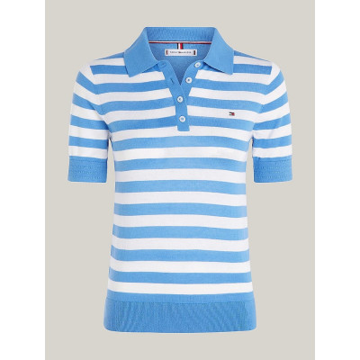 Polo Femme BUTTON Rose ou Bleu