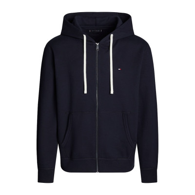 Sweat Zippé Homme Tommy Hilfiger ESSENTIAL FLEECE Bleu Marine Cloane Vannes