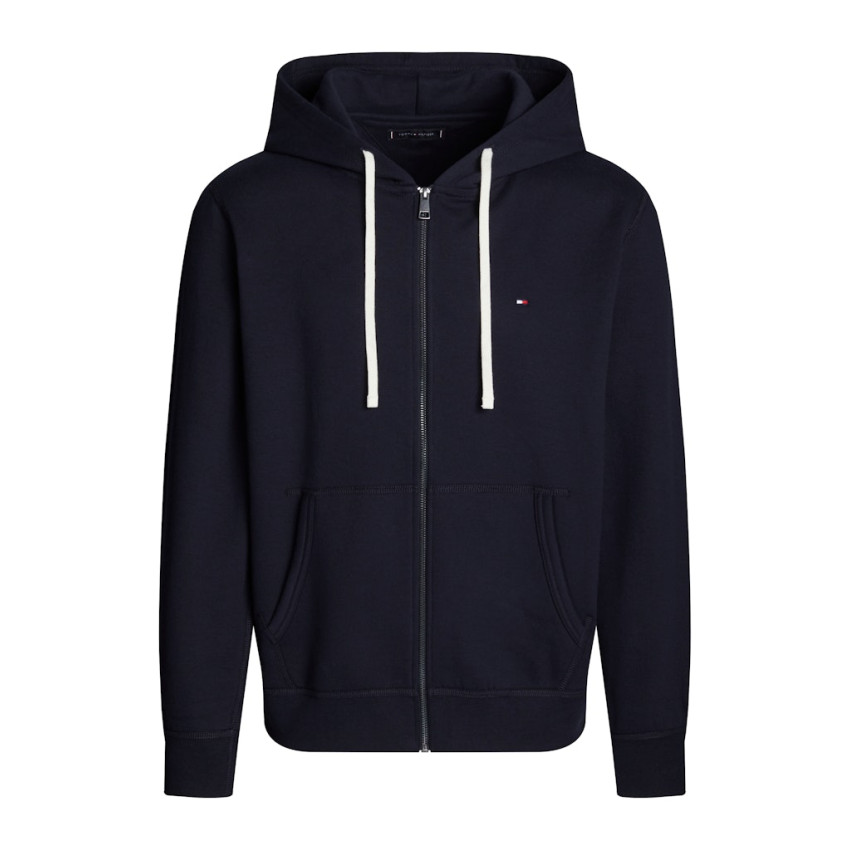 Sweat Zippé Homme Tommy Hilfiger ESSENTIAL FLEECE Bleu Marine Cloane Vannes