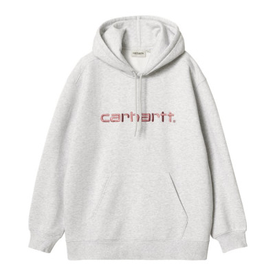 Sweat à Capuche Femme Carhartt Wip HOODED Gris Clair Cloane Vannes