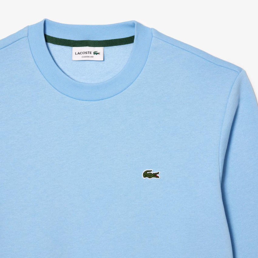 Sweat Homme Lacoste CREWNECK Bleu Ciel Cloane Vannes