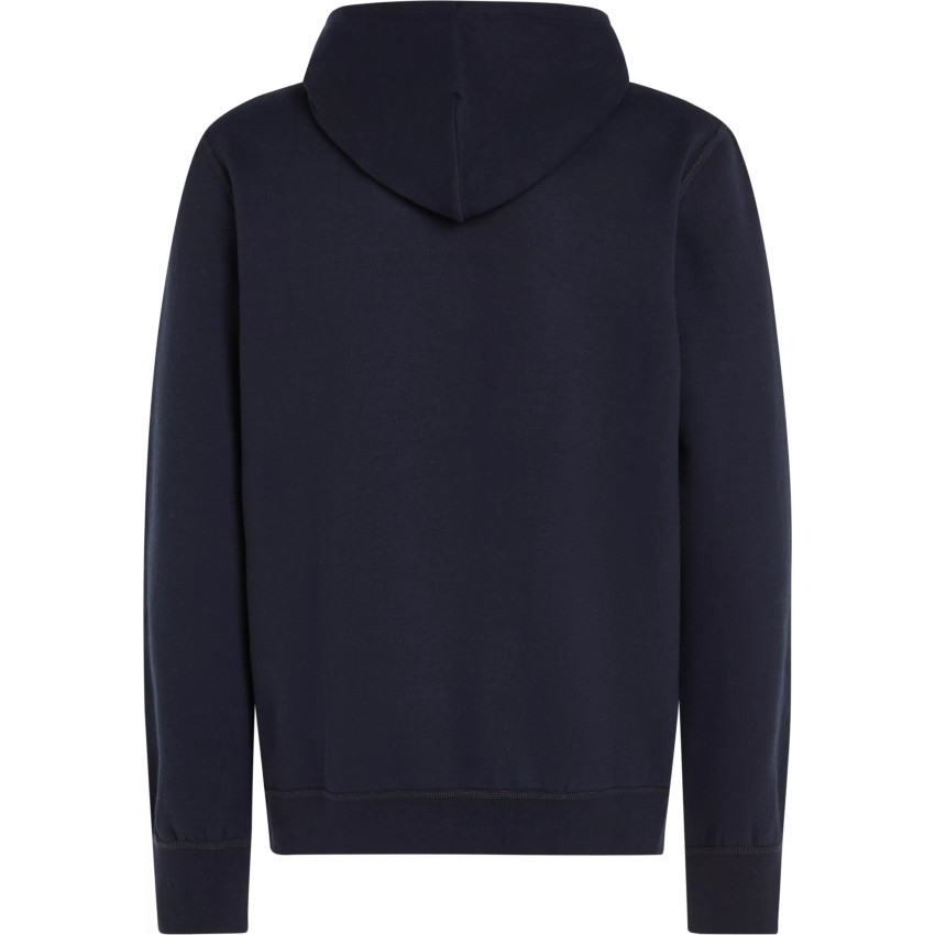 Sweat à Capuche Homme TOMMY HILFIGER ESSENTIAL FLEECE Bleu Marine Cloane Vannes