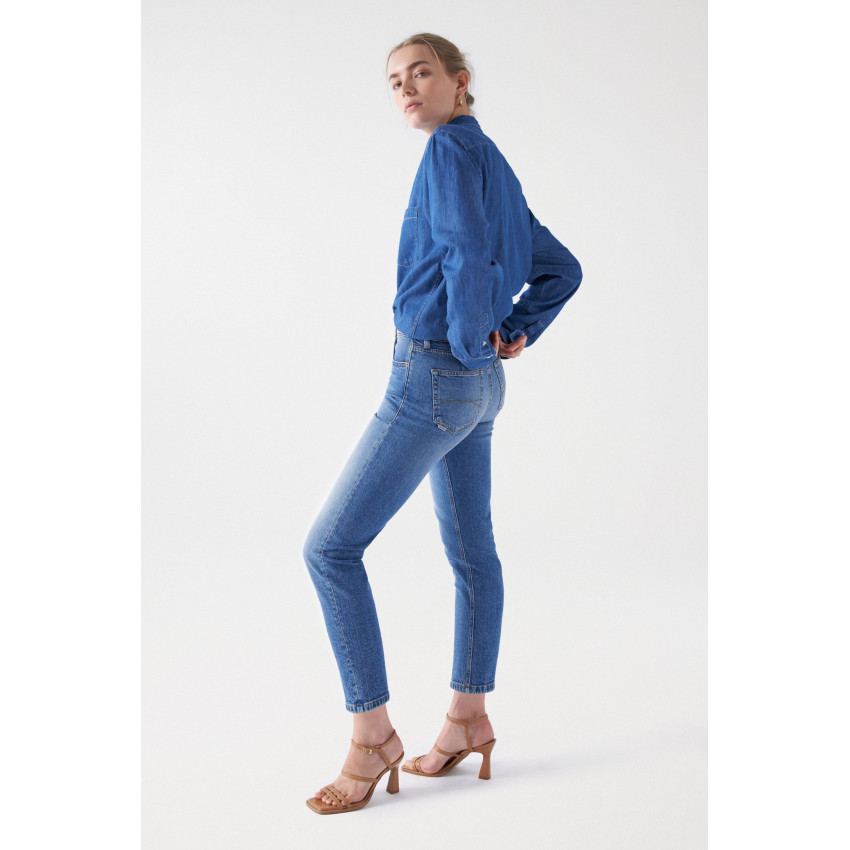 Jean Femme Slim Salsa Jeans TRUE Denim Cloane Vannes 21007946 853