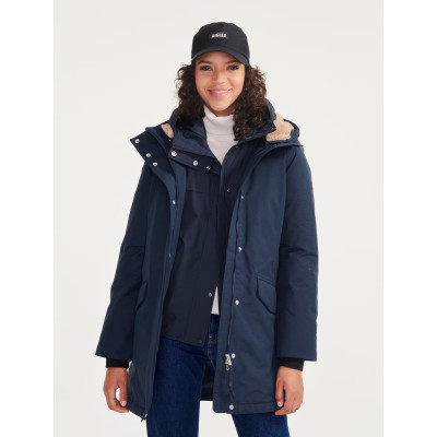 Parka Femme AIGLE GORE-TEX Bleu Marine Cloane Vannes AIW23WOUI013