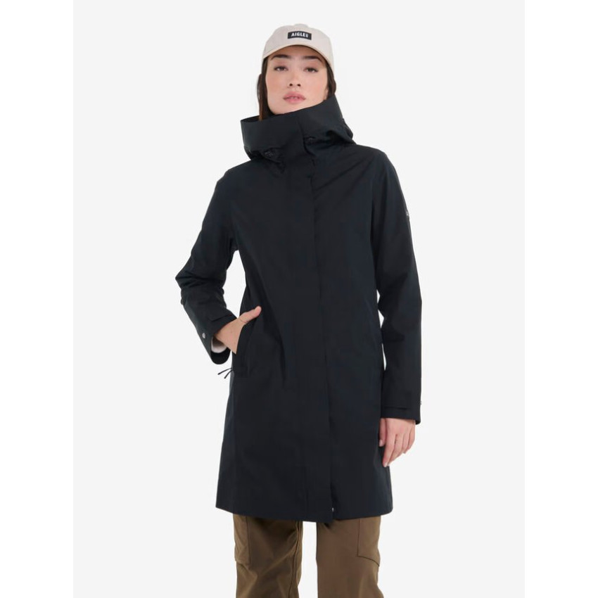 Parka AIGLE Femme MTD Noir Cloane Vannes AIS23WOUT007