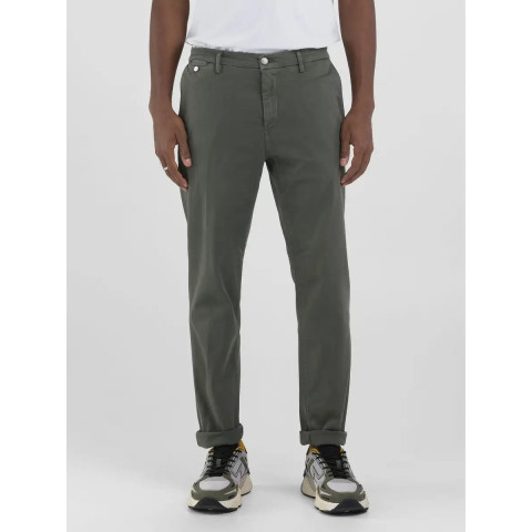 Pantalon Chino Hyperflex BENNI Kaki, Beige, Noir ou Bleu Marine