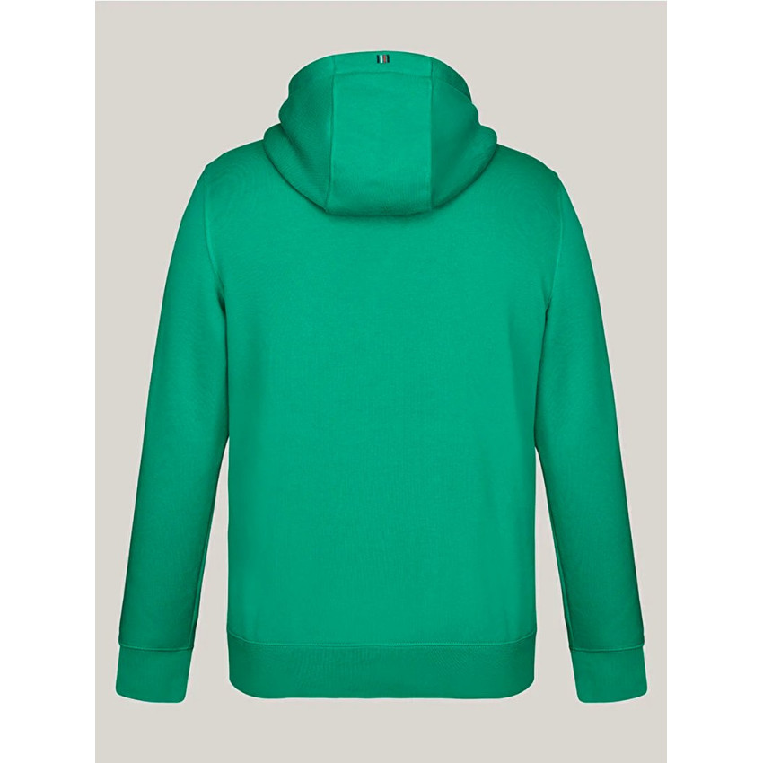 Sweat à Capuche Homme TOMMY HILFIGER CLASSIC FLAG Vert Cloane Vannes MW0MW33632 L4B