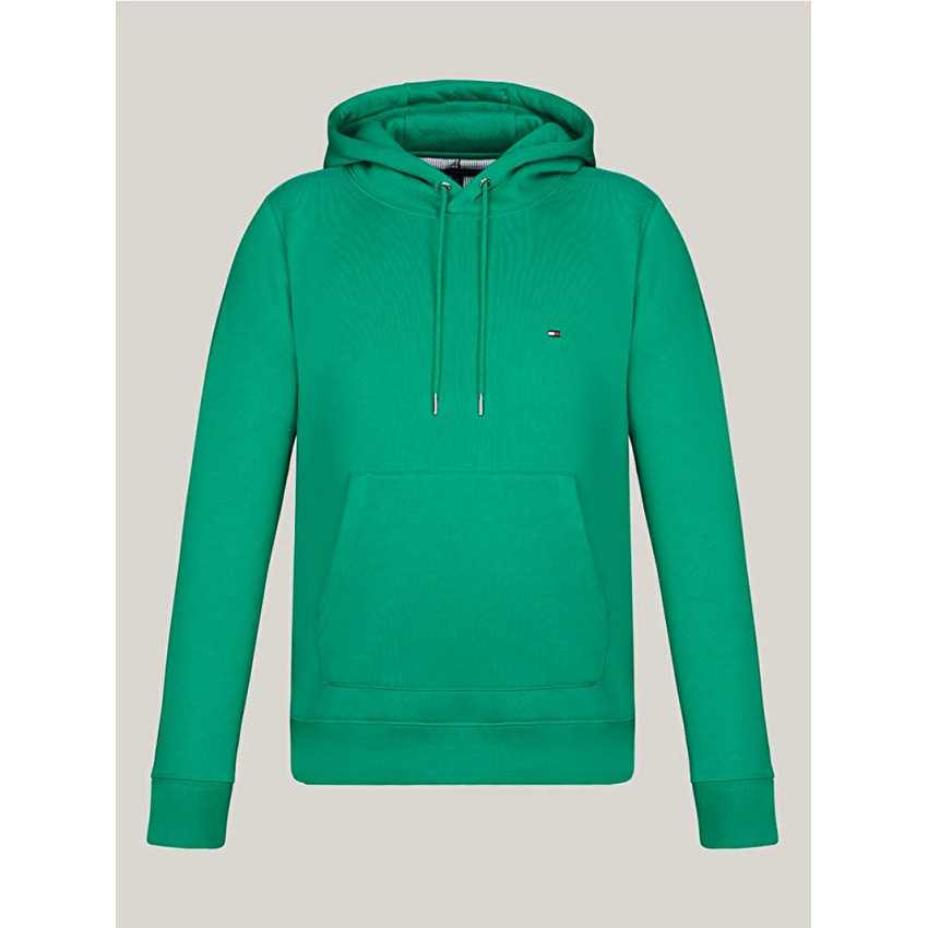 Sweat à Capuche Homme TOMMY HILFIGER CLASSIC FLAG Vert Cloane Vannes MW0MW33632 L4B