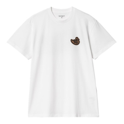 T-Shirt Homme Carhartt Wip BROWN DUCKS Blanc Cloane Vannes I033980 02