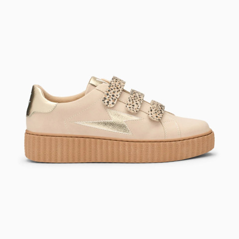 Baskets Vanessa Wu Femme ABY Beige Cloane Vannes BK2714