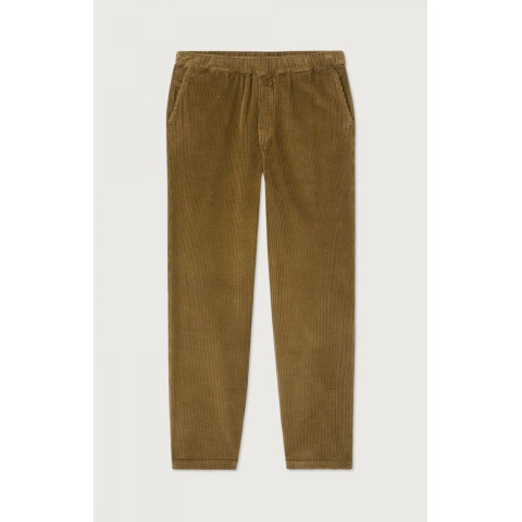 Pantalon Velours Homme American Vintage PADOW Camel Cloane Vannes