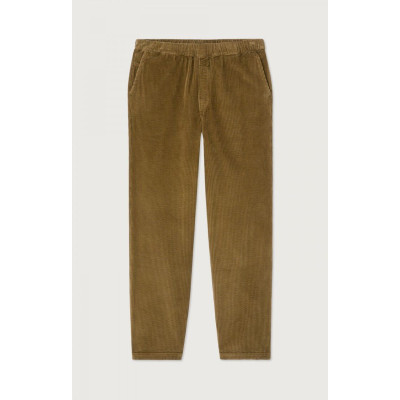 Pantalon Velours Homme American Vintage PADOW Camel Cloane Vannes