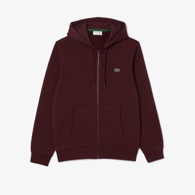 Sweat à Capuche Zippé Homme Bordeaux, Ciel, Kaki ou Ecru