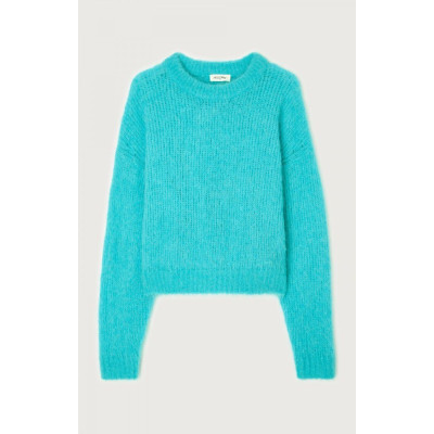 Pull Femme BYMI Turquoise, Beige ou Rayé