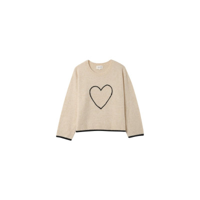 Pull Femme Grace & Mila NAMASTE Beige Cloane Vannes