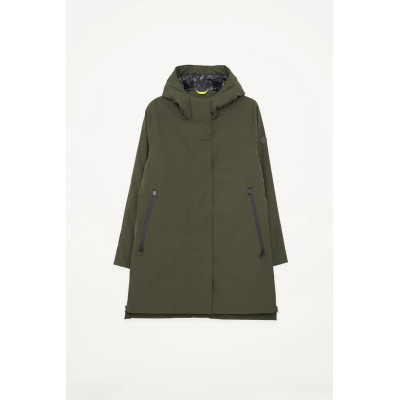 Parka Femme ELURRA Kaki, Bordeaux, Noir ou Marine